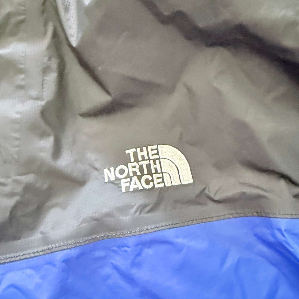 The North Face DryVent Rain Jacket Mens XL Blue Hooded Waterproof Shell - Picture 4 of 10